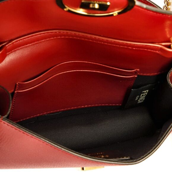 Fendi F is Fendi Convertible Belt Bag Leather with Zucca Embossed Detail - Picture 5 of 6